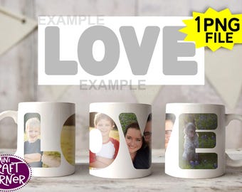 DIGITAL Sublimation Valentines Mug Design / Sublimation Mug / Sublimation Design / Valentines Mug Sublimation / Sublimation PNG / Valentines