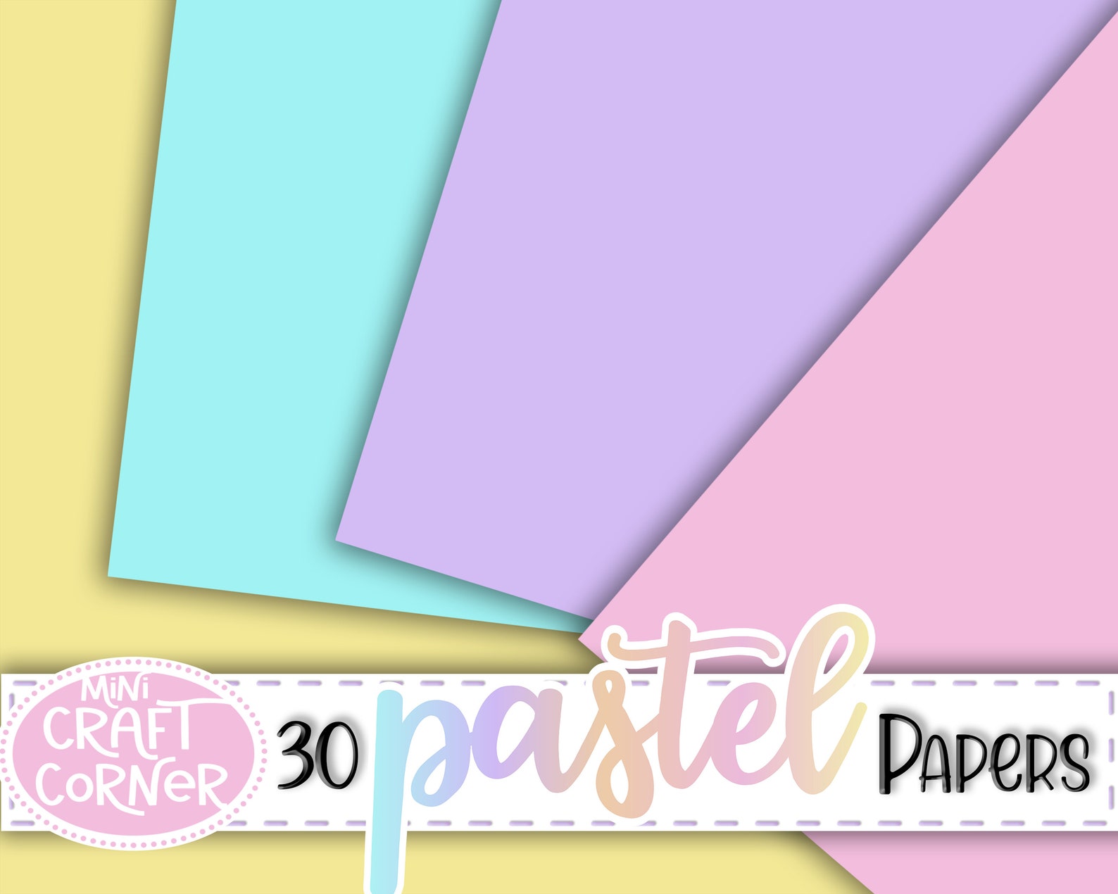 Pastel Digital Paper / Digital Paper Pastels / Easter Digital Paper ...