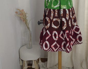 Awa african fabric dress for girls | Summer dress for kids | Vacation outfit | Holiday dress