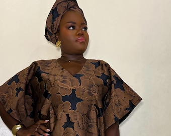 Fumi Brocade Boubou for women | African Boubou for Party