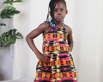 Ankara African Print Dress: Vibrant Ethnic Girls' Fashion