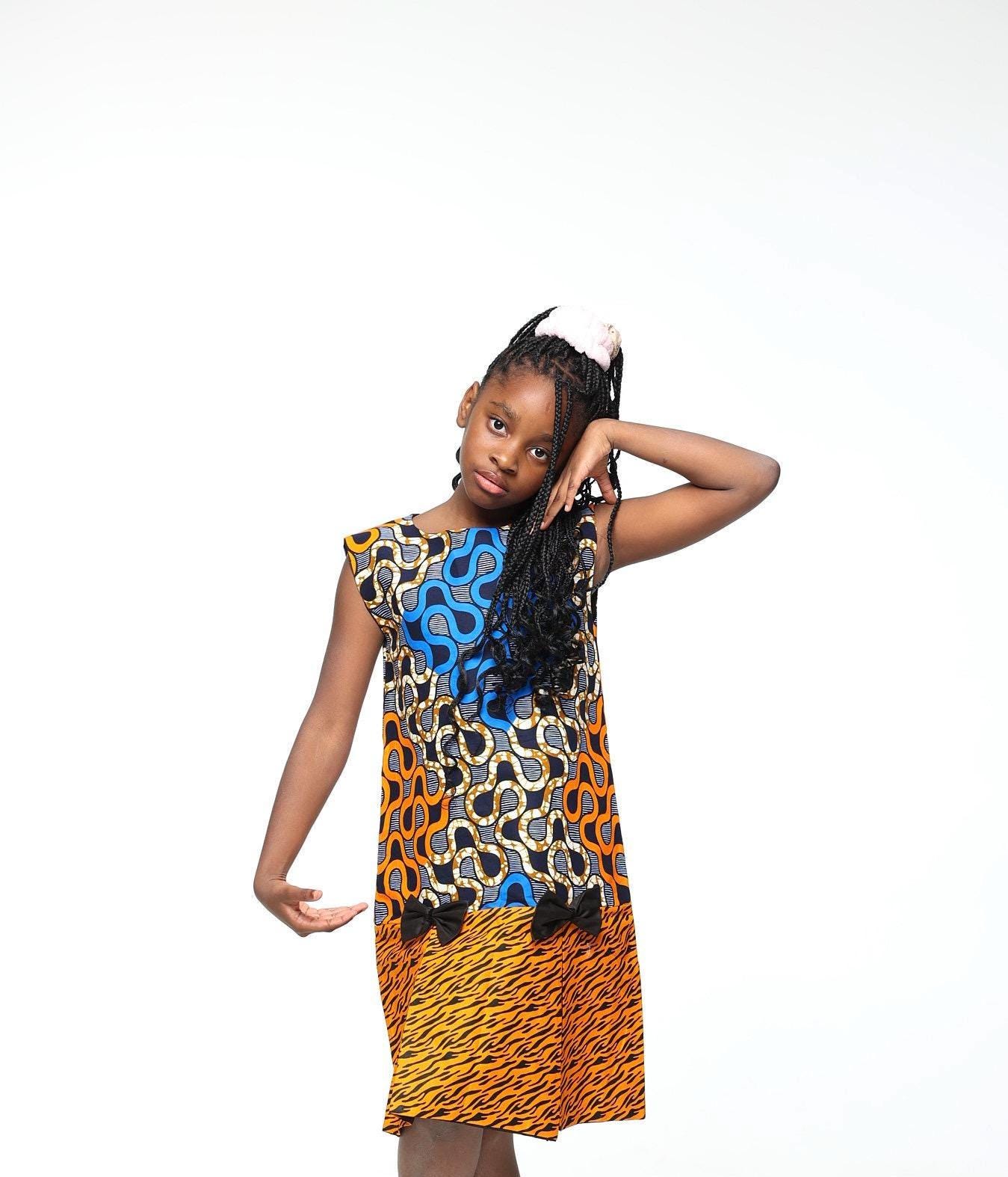 Chaniya Ankara print dress | Multicoloured dress | Summer dress | Ankara fabric dress | African fabric dress girls | African print