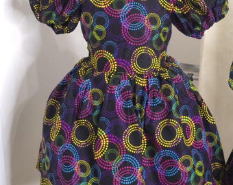 Ife African fabric dress for girls | Dress for special occasions | Robe en tissu africain | Kids fashion