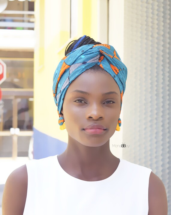 African fabric Mymou Stud earrings ankara earrings african | Etsy