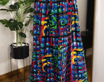 African fabric dress for women | Summer dress for women | Summer outfit for women | Ankara fashion for women | Robe en tissu wax pour femme