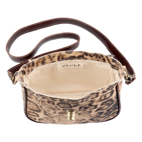  Leopard Print Shoulder Handbag Mini Tote Women Cross Body Bag  Purse (Brown Leopard) : Clothing, Shoes & Jewelry