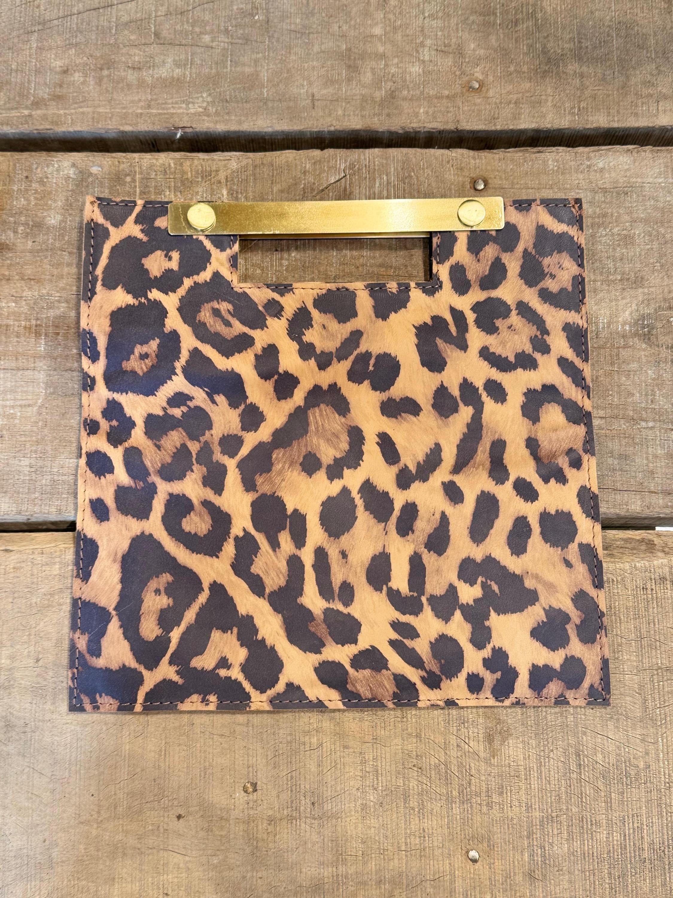 Leopard print clutch Etsy