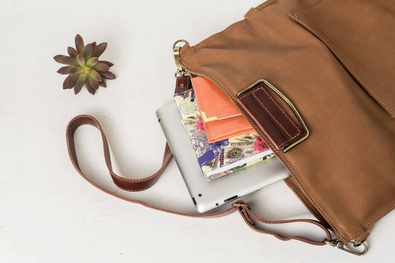 Convertible Tote Leather Laptop Tote 15 Inch Laptop Bag Etsy