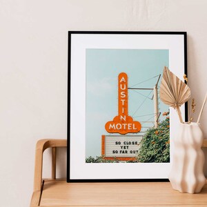 SO FAR OUT, Austin Texas Print