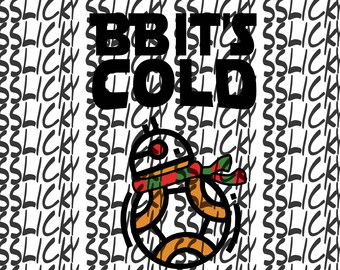 BB Hace frío afuera SVG, archivos vectoriales