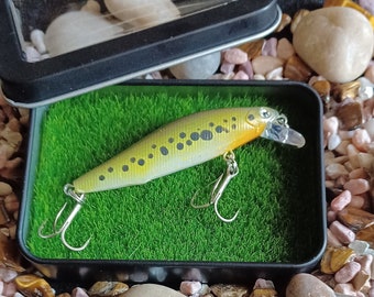 Gift for Him Idea - Hand-crafted Fishing Lure perfect for Husband Boyfriend Grandpa