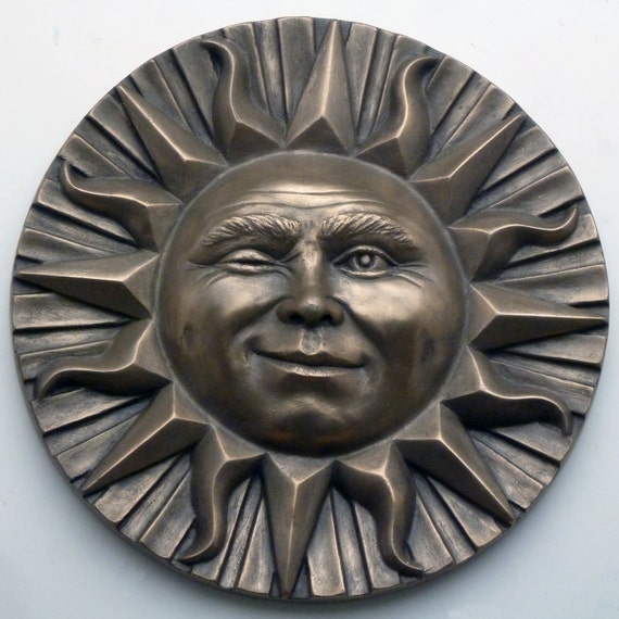 20" Sun Face Wall Plaque craibas.al.gov.br