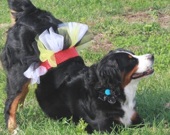 Polka Dot Dog Skirt, Large Dog Tutu Dress, Small Dog Tutu, Dog Costume, Dog Birthday Outfit, Dog Clothes, Pet Gift, Birthday Gifts For Her