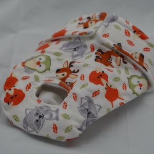 Forest Animals Dog Diaper, Washable Dog Diapers, Male Dog Diaper, Female Dog Diaper, Reusable Dog Diaper, Pet Gift, Birthday Gifts For Mom