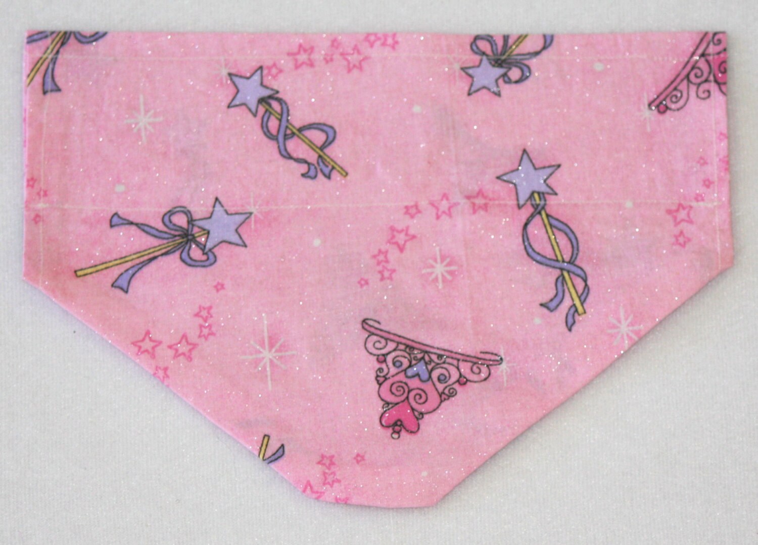 Princess Dog Bandana Pink Dog Collar Bandana No Tie Dog Etsy