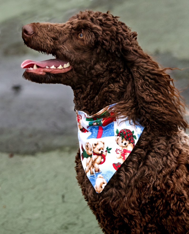 Reindeer Dog Collar Bandana Christmas Dog Bandana Boy Dog Etsy