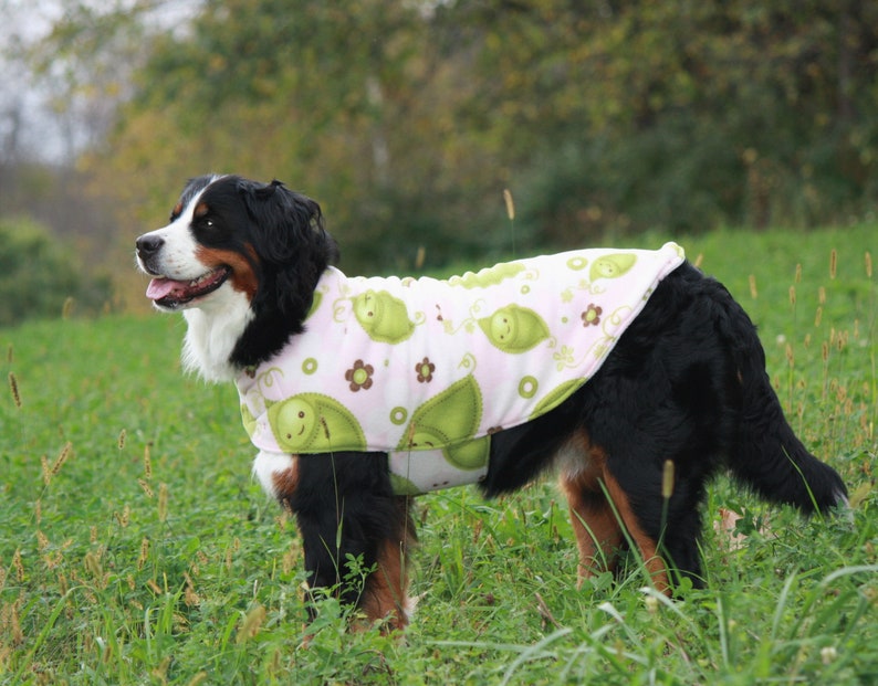 Flannel Dog Jacket Pet Gift Hearts Dog Coat Bulldog Clothes Dog Clothes Dog Bones Dog Clothing Birthday Gifts For Dog Owners