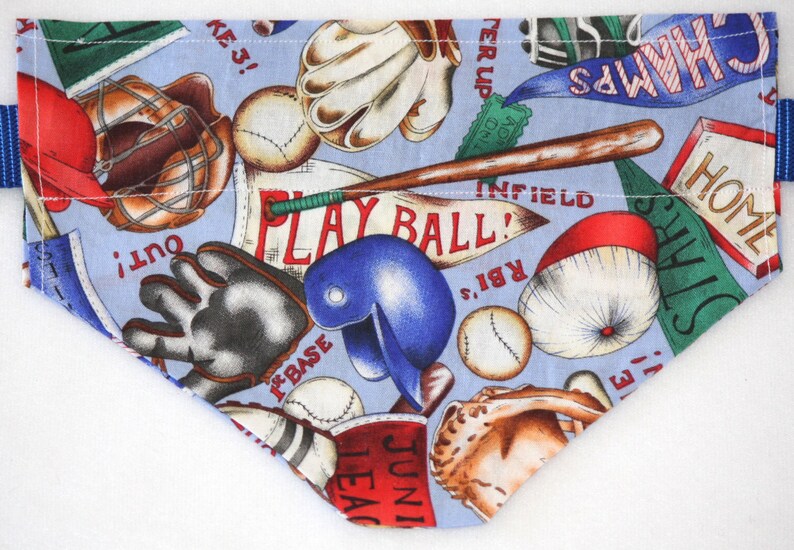 Baseball Dog Bandana Sports Dog Collar Bandana Personalized Etsy