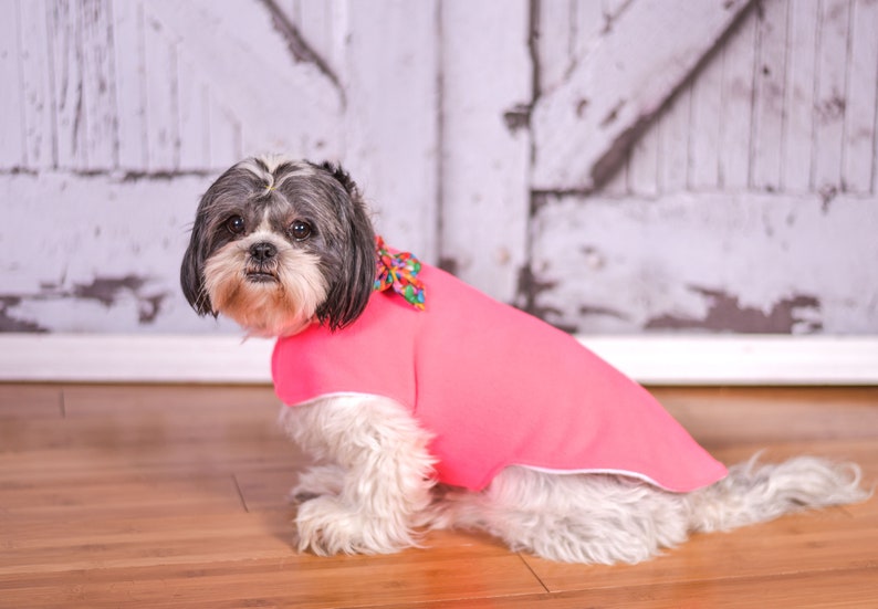 Fleece Dog Coat Dog Safety Vest Winter Dog Clothes Large Etsy