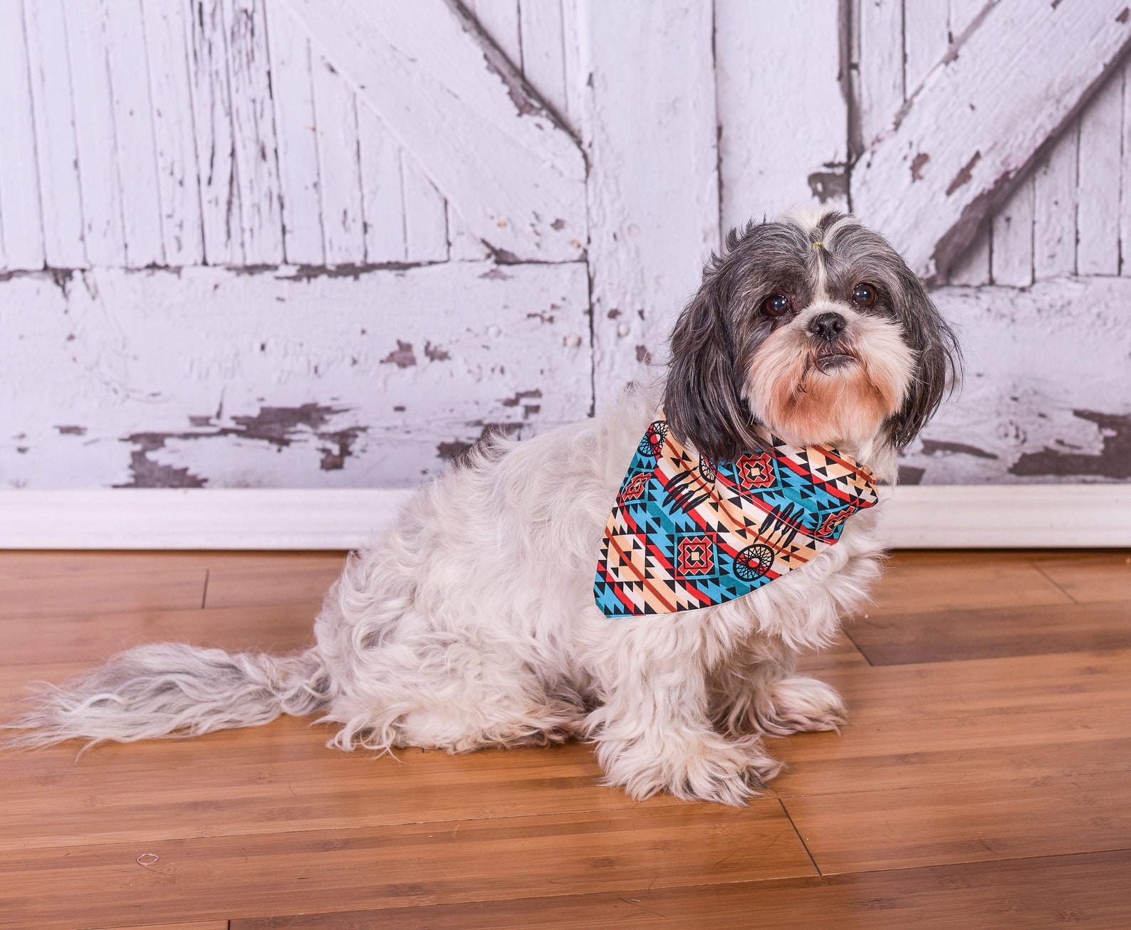 Southwestern Dog Collar Bandana Personalized Dog Bandana Dog Etsy