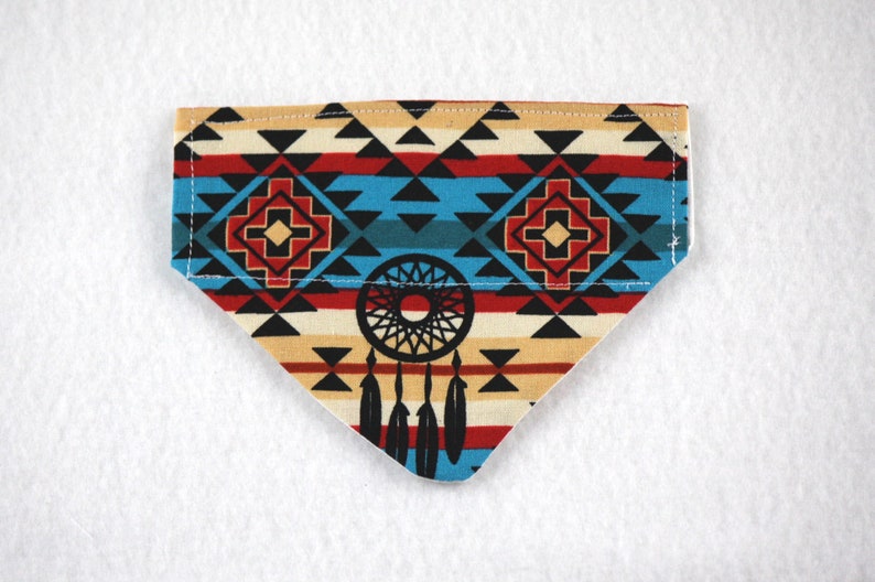 Southwestern Dog Collar Bandana Personalized Dog Bandana Dog Etsy