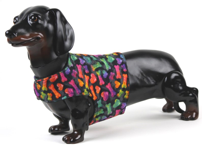 Flannel Dog Jacket Pet Gift Hearts Dog Coat Bulldog Clothes Dog Clothes Dog Bones Dog Clothing Birthday Gifts For Dog Owners