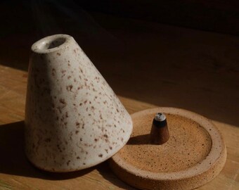 Ceramic TeePee Incense Burner