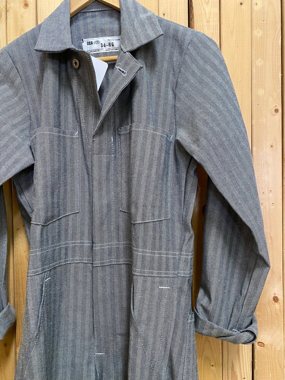 Vintage Dead Stock Herringbone Coveralls