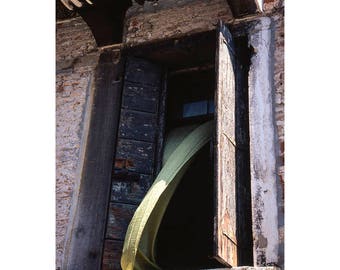 Fensterläden, Venedig, Italien, signierter Kunstdruck / venezianische Architekturfotografie / Fensterdetail