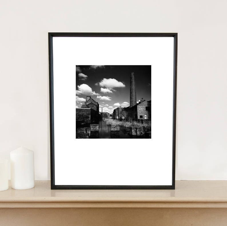 The Chimney House, Sheffield Signed Art Print / Black And White Sheffield Photography / Architecture Photo image 2