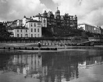 Cromer Beach, North Norfolk, impression d'art signée / Photographie côtière noir et blanc / Photo de plage