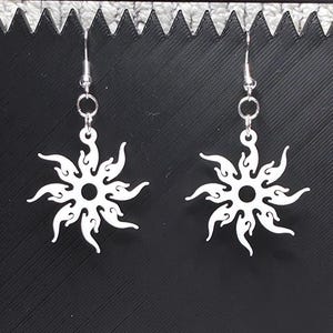 Forsaken Roblox Earrings | Detailed Flame Spawn Earrings | 3D Printed Gamer Gift
