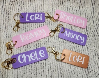 Custom 3D Printed Bag Tag: Personalized Name Keychain