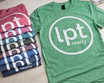 LPT Realty T-Shirt, Heather Softstyle Realtor Shirt, Real Estate Agent Apparel, Unisex Brokerage Tee