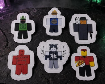 FORSAKEN STICKERS, Roblox Forsaken Vinyl Sticker Pack