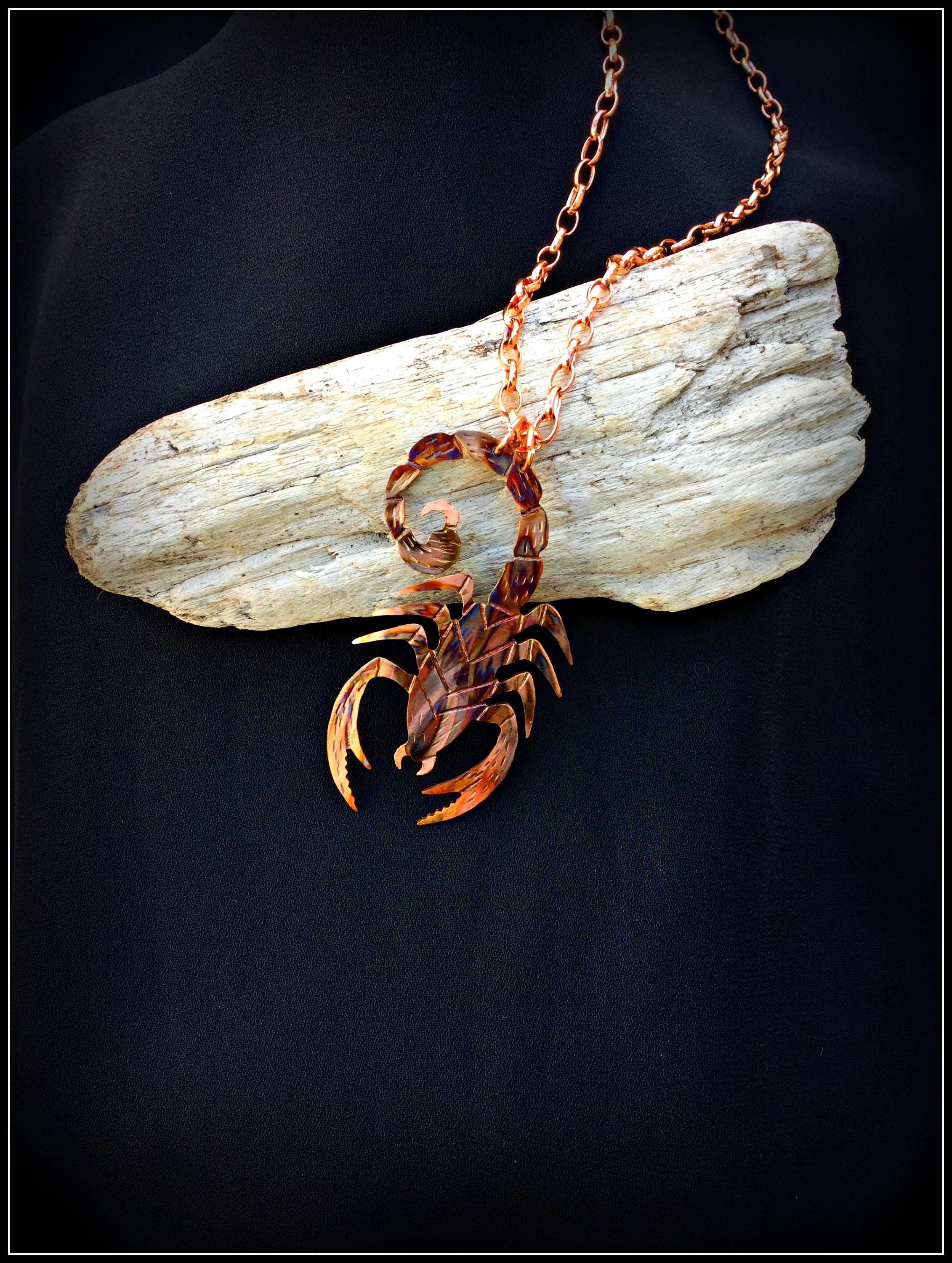 Scorpion Necklace Scorpio Necklace Scorpion Pendant Scorpio Etsy Canada