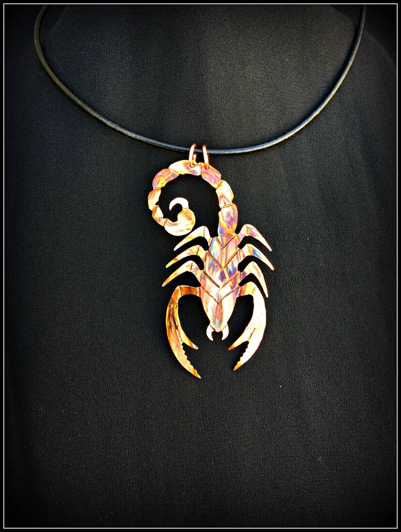 Scorpion Necklace Scorpio Necklace Scorpion Pendant Scorpio Etsy Canada