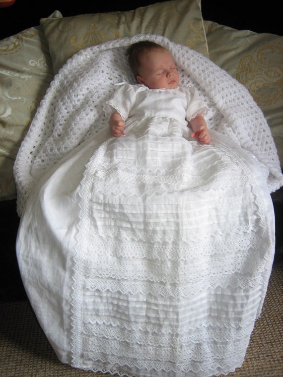 irish linen christening gowns