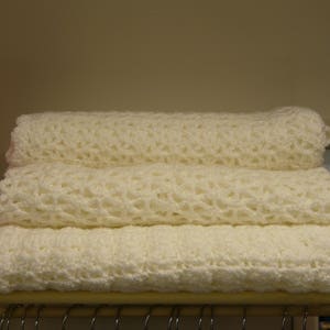 Châle irlandais au crochet traditionnel / couverture : Le Coleen