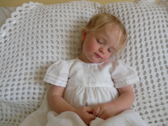 irish linen christening gowns