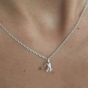 Jupiter Necklace Silver Planet Symbol Pendant / Gift for Sagittarius / Astrological Glyph / Planetary Necklace / Personalized Zodiac Jewelry