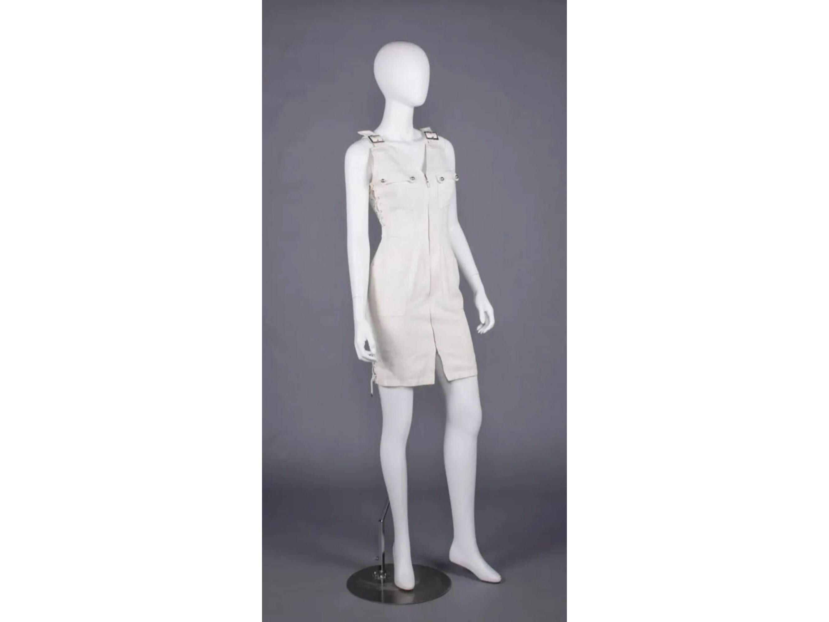 90s Mugler Dress - Etsy