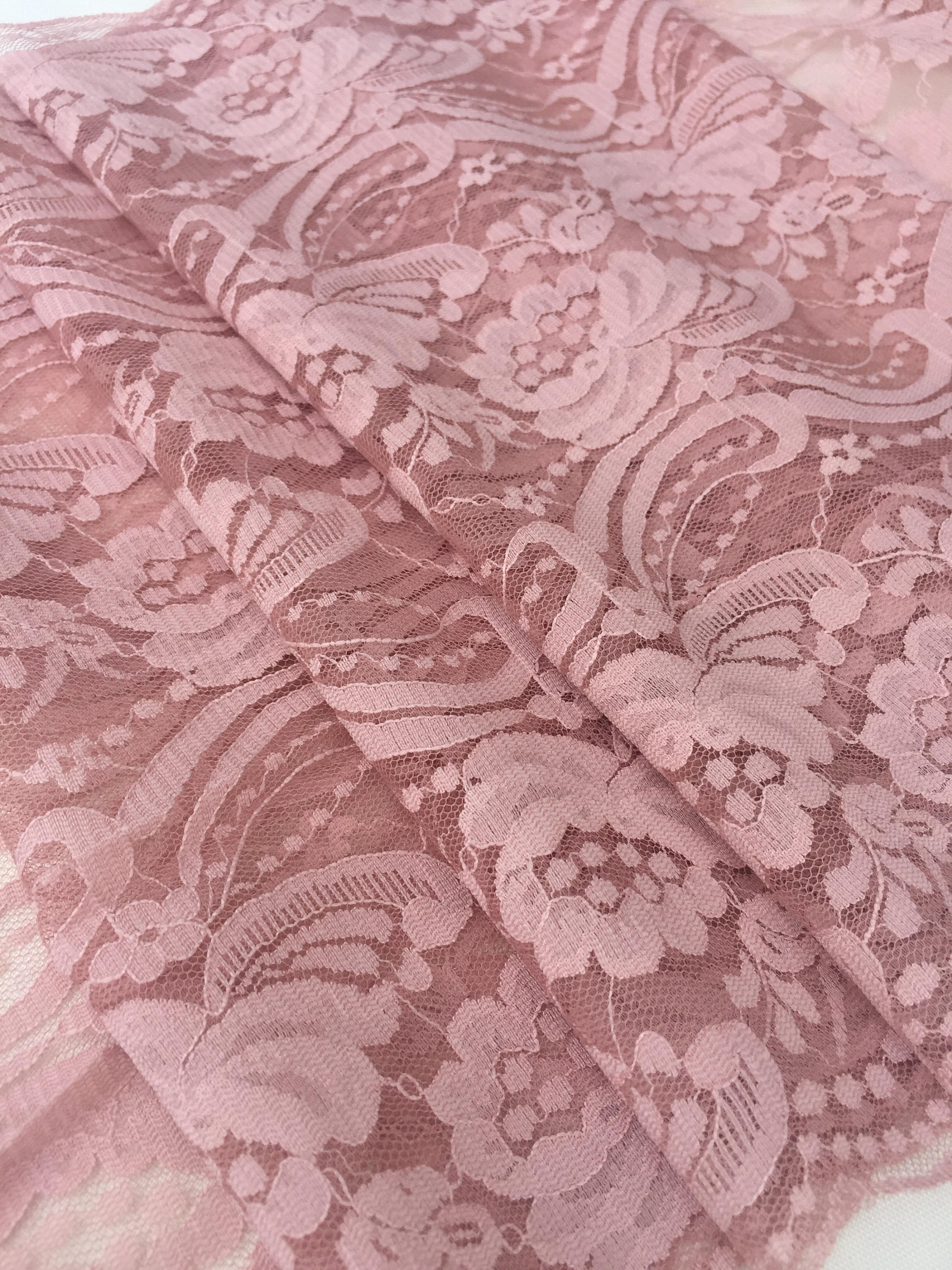 Lace Table Runner For Weddings Dusty Rose 12wide 3ft 10ft Long
