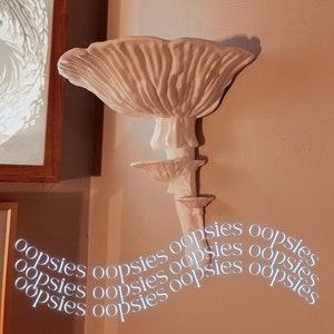 OOPSIES 3D Printed Cottage Core Witchy Fungi Mushroom Wall Shelf “AMANITA FUNGUS”