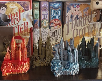 3D Gedruckt (Kleinere Versionen) Magic Witching Castle School + Optionale Magische Karte