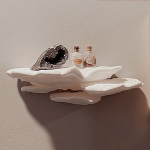 3D Printed Cottage Core Witchy Fungi Mushroom Wall Shelf “OSTREA FUNGUS”