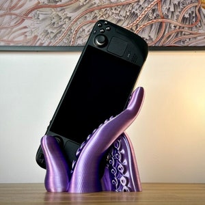 3D Printed Octopus Tentacle Steam Deck Dock - Unleash the Kraken of Gaming