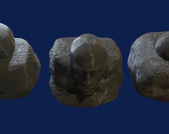 3D-geprinte rotssteen