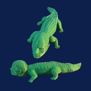 3D Printed Rockodile Rock Crocodile