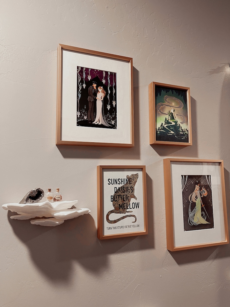 3D Printed Cottage Core Witchy Fungi Mushroom Wall Shelf “OSTREA FUNGUS ...